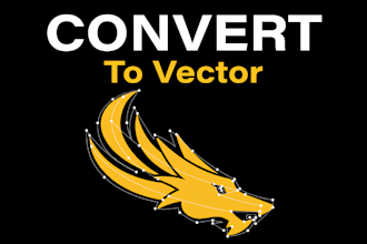 do vector tracing or convert to vector