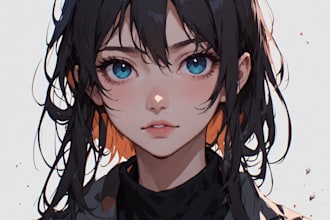 do a anime character