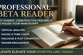 beta reading and provide a detailed review of your novel