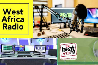 play and promote your song on west african radio station