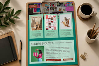 create modern newsletter designs for businesses and brands