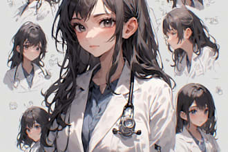 draw medical illustrations and diagrams