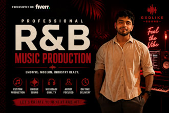 produce your rnb trapsoul track professionally