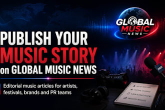 publish your music story on global music news