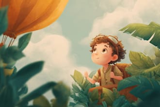 design magical children book covers for KDP