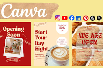 create social media posts in canva