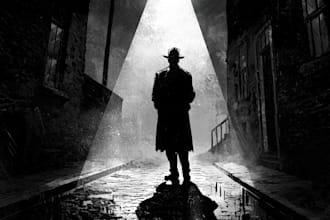create vintage comic, horror and sci fi art