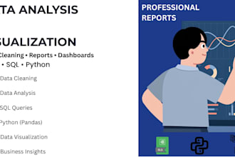 analyze, clean and visualize your data using python, sql and excel