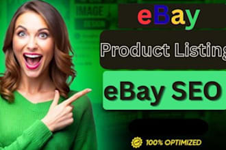 do ebay listing, ebay SEO listing, ebay product listing