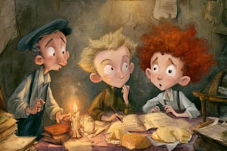 draw children book illustration and picture book illustrator