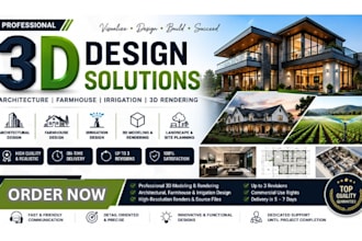 create photorealistic architectural 3d renders