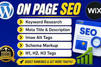 write SEO optimized meta title and description for your website