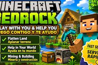 help you in your minecraft bedrock world