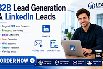 do targeted b2b lead generation, linkedin lead generation and prospects list