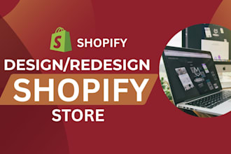 design or redesign ecommerce website or dropshipping store