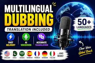 provide ai translation and multilingual dubbing