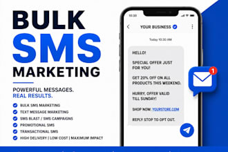 send bulk SMS marketing, text message marketing, SMS blast, SMS and bulk SMS