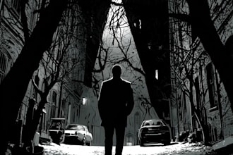 make illustration in horror comic style