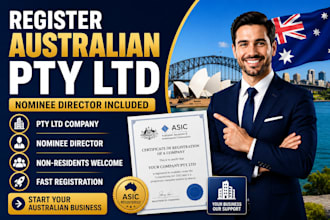 register australian pty ltd company, virtual address with nominee director