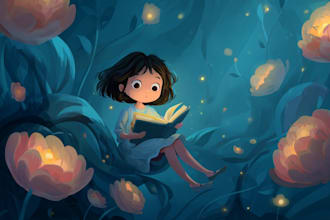 create custom kids storybook cover designs