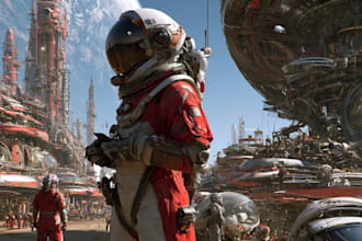 design sci fi illustration and sci fi sci fi illustration