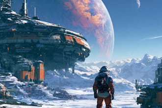 sci fi illustration and sci fi art