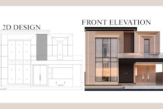 do 2d of residential and commercial design build