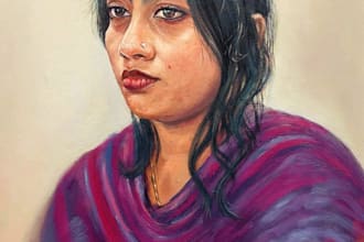 create permium handpainted portrait for you