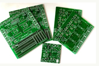 design a custom dc motor driver controller pcb for arduino esp32 and robotics