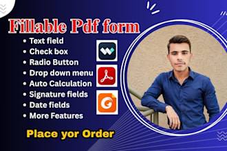design and convert your pdf to dynamic fillable pdf form