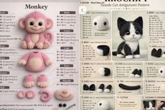 design amugurumi crochet patterns amugurumi toys with chart and picture