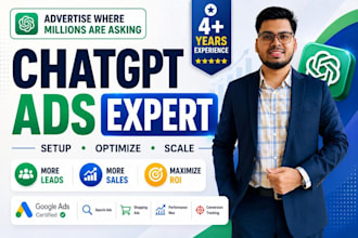 manage and setup chatgpt ad, pixel setup for your business