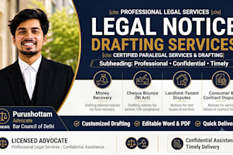 draft a professional legal notice