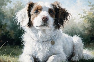 paint stunning pet portrait