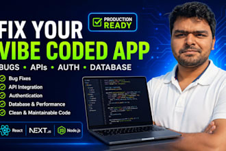 fix and improve your ai generated or vibe coded web app