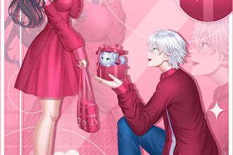 couple anime illustration for you