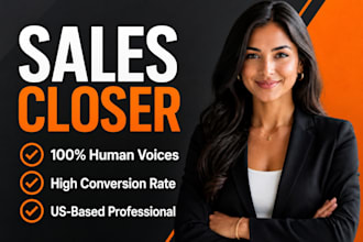 be your high ticket sales closer virtual assistance lead gen appoinment setter
