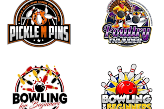 design gorgeous bowling logo with free unlimited revisions