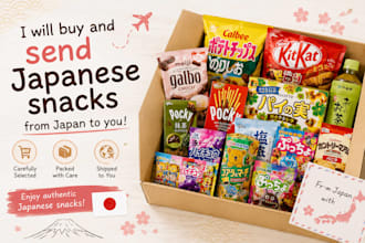 send you a japanese snack mystery box
