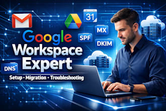 fix google workspace email, dns, gmail, mx, spf, dkim, and admin issues
