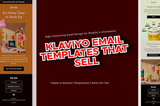 do klaviyo email template design and figma to klaviyo newsletter design