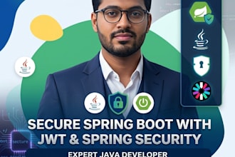 add jwt authentication and spring security to your app