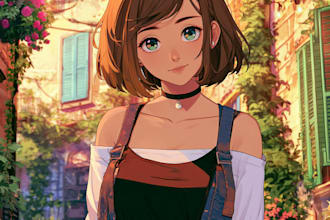 do anime and manga illustrations