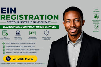 obtain your ein tax id number for llc, business, or corporation