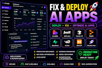 fix deploy lovable replit bolt lovable supabase rocket new v0 cursor ai base44