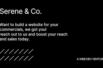 build website for your commercials