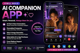develop saas ai nsfw web, ai character chatbot, ai companion app