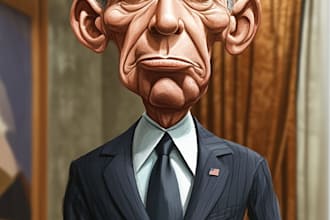 do digital political cartoon for political cartoon