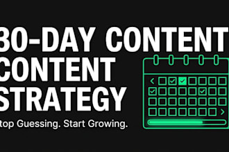 create a 30day social media content plan and captions for your brand