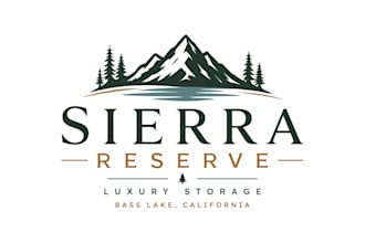 design a luxury and premium storage company logo